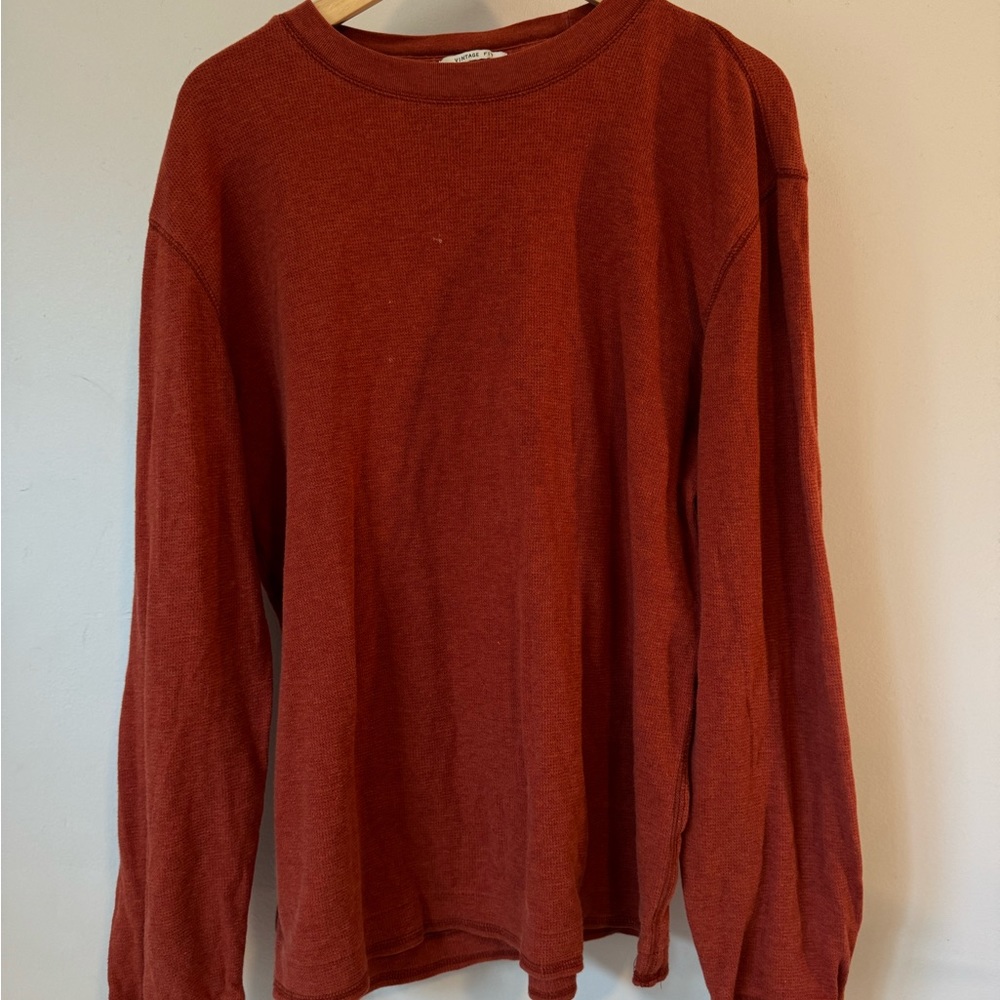 Vintage Medium Orange Long Sleeve